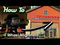 Wheel Alignment at Firestone Auto Care - Good or bad 80 Series Toyota Land Cruiser 4K