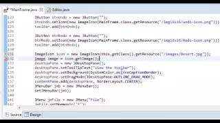 27 Adding background image to jdesktoppane