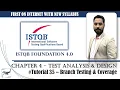 ISTQB FOUNDATION 4 0 Tutorial 35 Branch Testing Branch Coverage Test Case Techniques CTFL