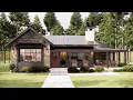 STUNNING 1500 sqft Rustic Retreat for Your Golden Years With Floor Plan