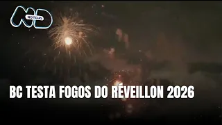 Balneário Camboriú fará teste dos fogos do Réveillon 2026 na Praia Central