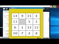 Tutorial Fifteen Puzzle Game in Processing final