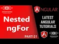 21 Nested ngFor In Angular Angular Nested Loop For Loop Angular ngFor Angular