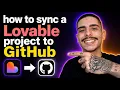 HOW TO SYNC A LOVABLE PROJECT TO GITHUB STEP-BY-STEP GUIDE 2026