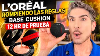 Loreal Rompiendo Las Reglas de nuevas Formulas de Bases/ Reseña de 12hr Cushion Foundation