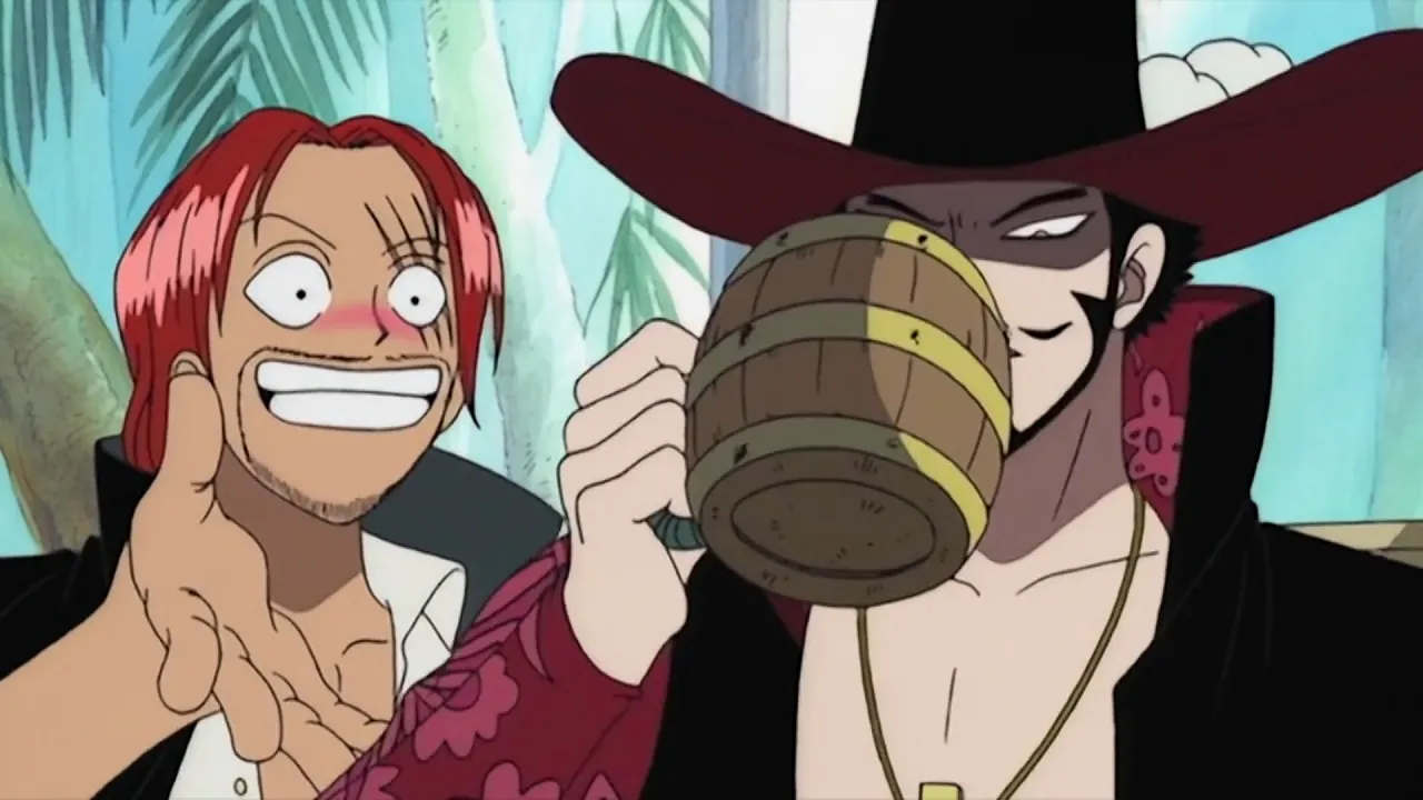 Mihawk shows Luffy's bounty to Shanks😨🔥! (English Sub)