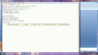 File Handling in Python Day 9 Read Write and Append Using Pickle Module