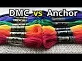 DMC vs Anchor Floss Embroidery Thread Color Conversion Chart What Should You Buy