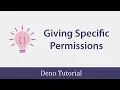 Giving Specific Permissions - Deno Tutorial for Beginners