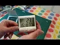 Digital Thermometer Hygrometer Unboxing and Review