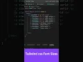 Tailwind css Font Sizes HTML css font size