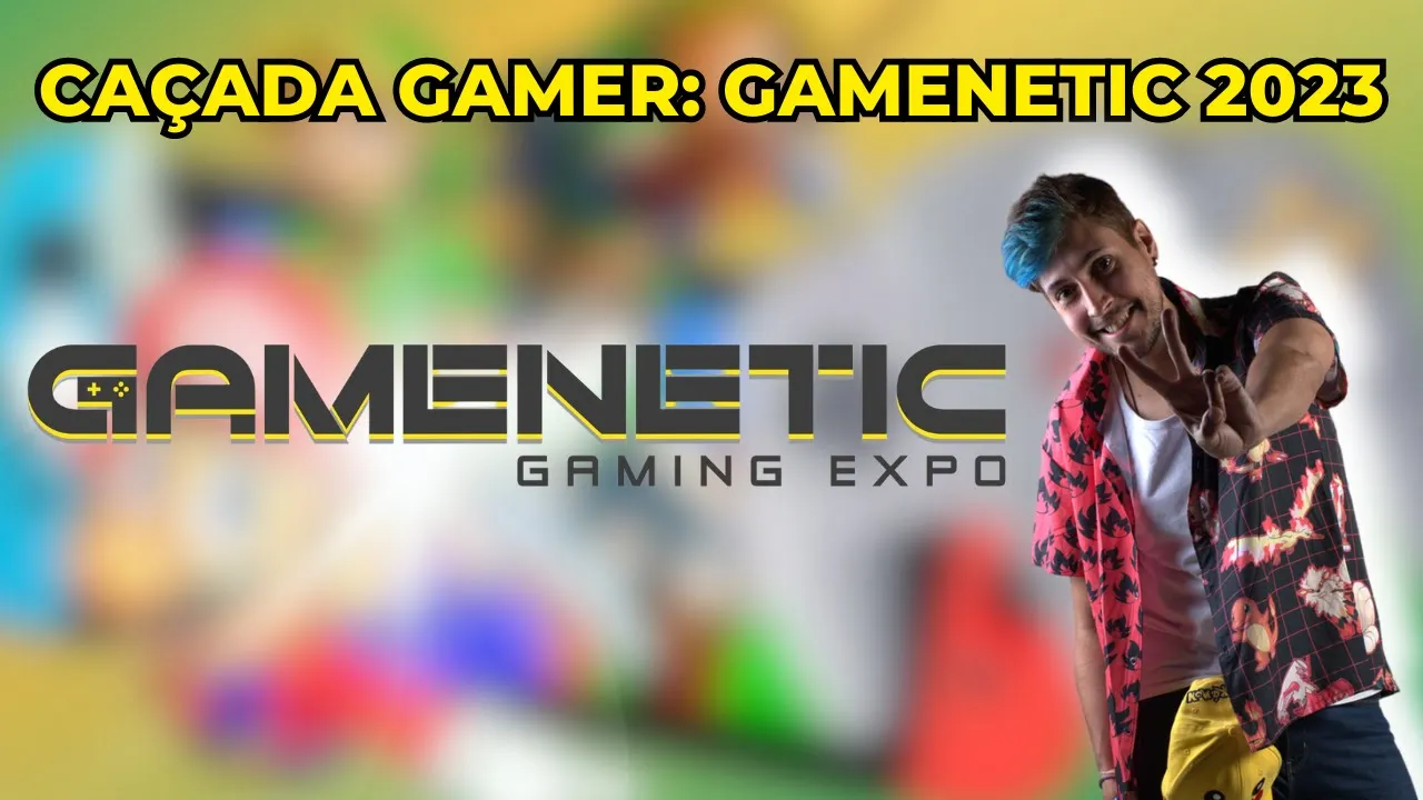 CAÇADA GAMER NA GAMENETIC 2023! GAMES RETRÔ E CLÁSSICOS