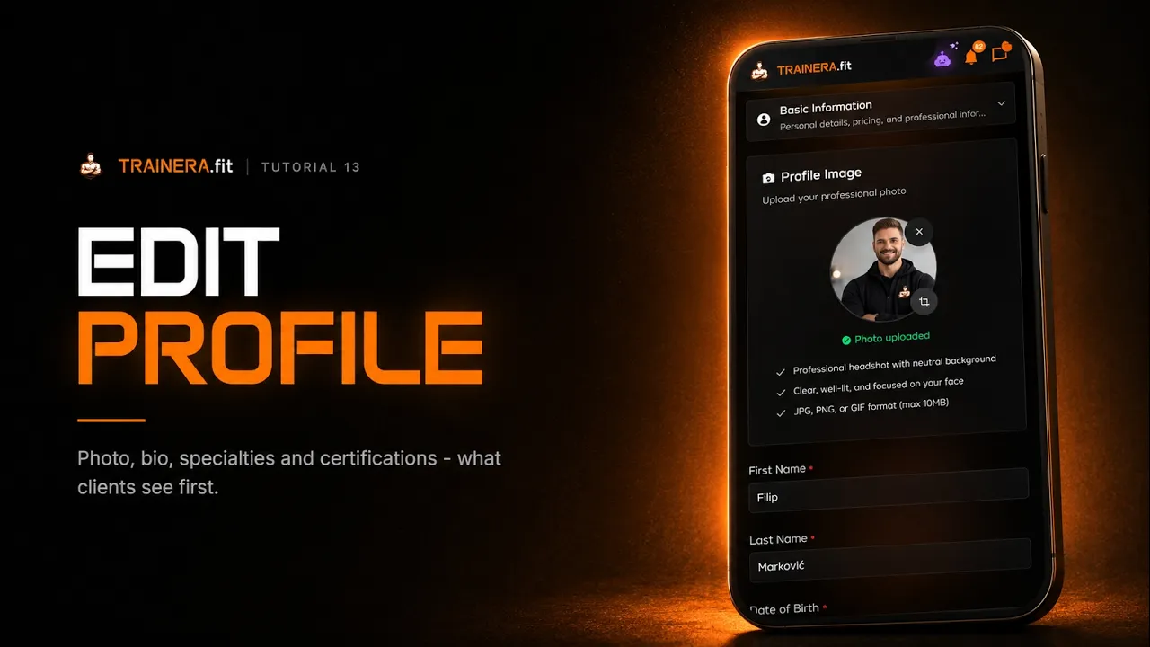 Edit profile: the page clients judge you on