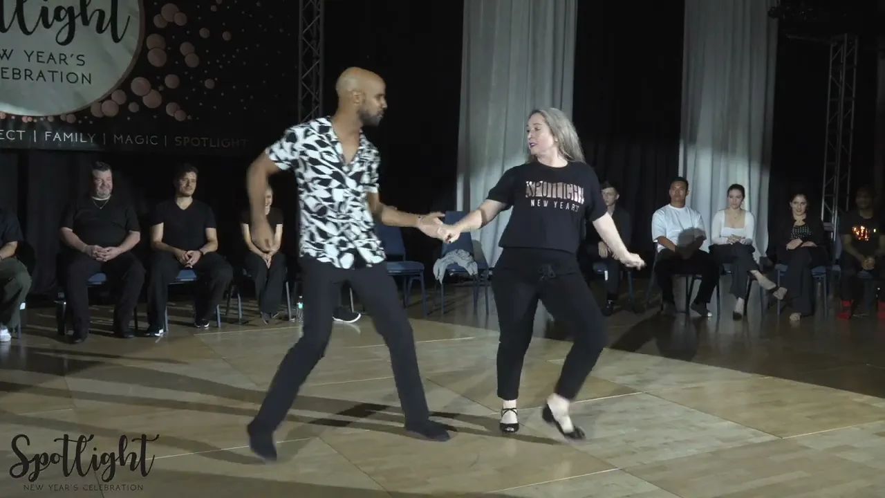 Spotlight New Year's Celebration 2024/2025 Open Strictly Swing Oz Hampton & Colleen Uspensky