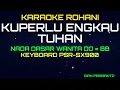Download Lagu KUPERLU ENGKAU TUHAN - VICTOR HUTABARAT NADA WANITA | KARAOKE ROHANI ,LIRIK HD | PSR-SX900