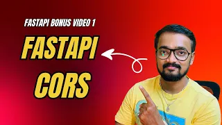 Enable CORS in FastAPI Fix CORS Error Step by Step Bonus 1