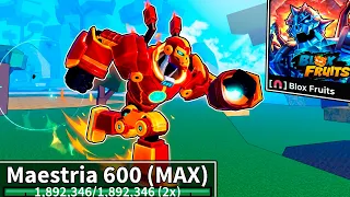 COLOQUEI 600 DE MAESTRIA NA MAGNET PARA TESTAR O VERDADEIRO PODER DELA NO BLOX FRUITS