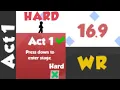 Vex 3 Act 1 Hard Mode in 16 9 Seconds Old HTML5 - World Record
