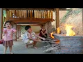 Download Lagu How to design a traditional fire pit very simple And Harvest wild plums - Lý Thị Nhim