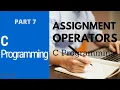 C Programming Sinhala - Part 7 ASIIGNMENT OPERATORS using in C Language