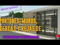 ideas Portones Muros REJAS y FACHADAS