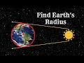 Find Earth s Radius Using a Sunset