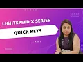 Lightspeed X Series Quick Keys