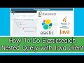 How to Do Elasticsearch Nested Query With Java Client 2022