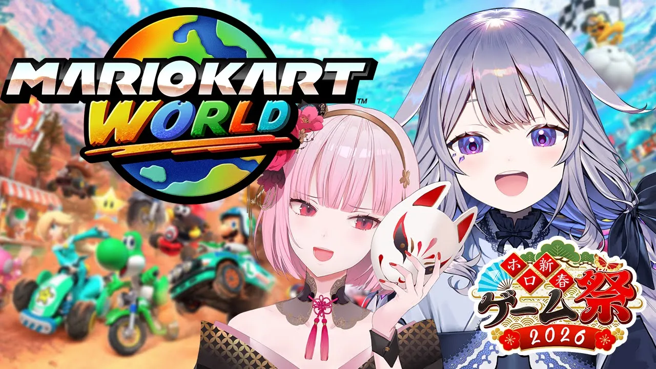 【MARIO KART WORLD】TRAINING ARC EPISODE WITH @MoriCalliope