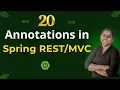 20 Must-Know Spring Annotations for Every Java Developer