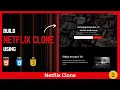 Netflix Clone in HTML CSS Build Netflix Page HTML Tutorial for Beginners 2024