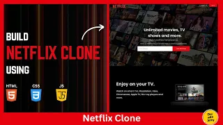 Netflix Clone in HTML CSS Build Netflix Page HTML Tutorial for Beginners 2024