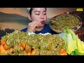 Download Lagu nugget ayam krispy geprek sambal ijo rawit pedas sayur sawi rebus MUKBANG 
