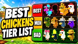 *NEW* BEST CHICKENS TIER LIST In Grow a Chicken Fighter! Roblox