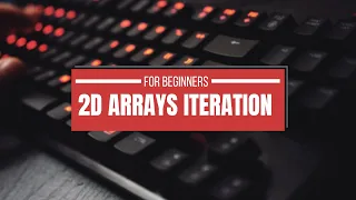 2D array iteration in java for beginners Tagalog