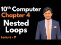 Nested Loops in Python 10th Computer - Chapter 4