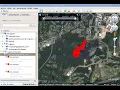 Forest Fire CellDEVS model GIS GoogleEarth