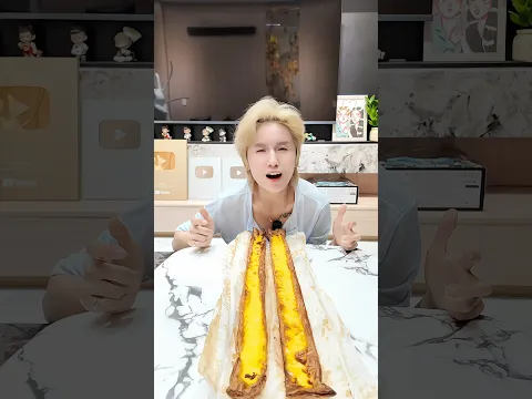 Mukbang bánh tart trướng siêu dài hot tiktok #kenkhenh