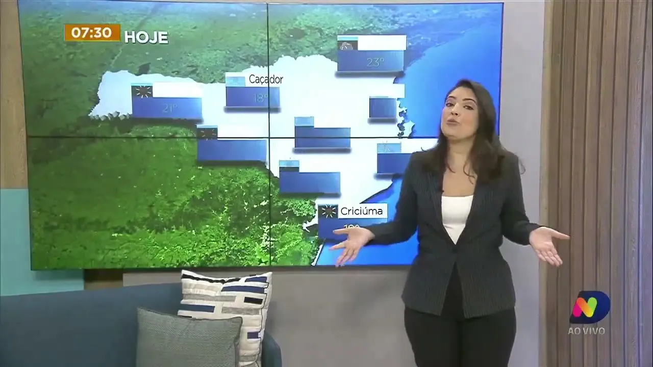 Acompanhe a previsão do tempo para esta segunda-feira