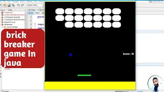 Develop Brick breaker game in java 2021