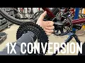 Easily convert your bike from a 2X to 1X drivetrain
