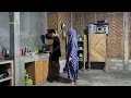 Lagu Suasana hujan, spesial di masakin anak , masak mie level , makan malam bersama, masak di desa 