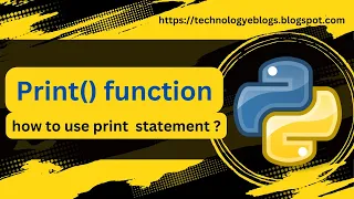 print statement in python Output Statement or Print Function in Python Hindi