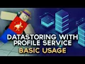 Intro to ProfileService DataStore Module Basic Usage Roblox Studio