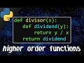Python higher order functions