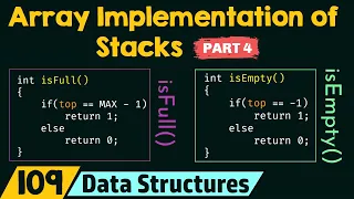 Array Implementation of Stacks Part 4