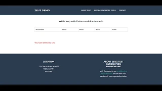 5 9 While Loop With If Else Condition - ZeuZ Test Automation