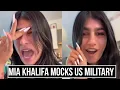 Mia Khalifa mocks US military service member and veterans also did cheered for October 7th
