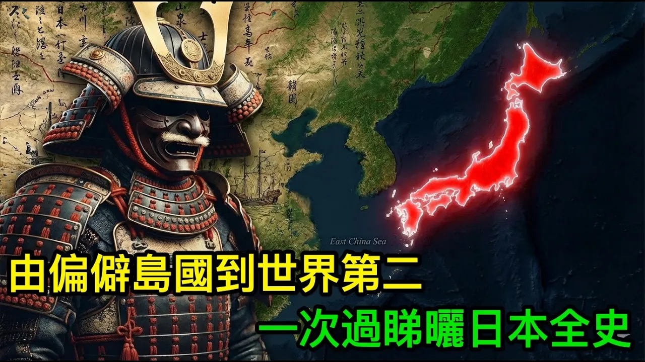 由偏僻島國到世界第二,一次過睇曬日本全史