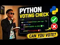 C If Else Statement Check Voting Eligibility Beginner Tutorial